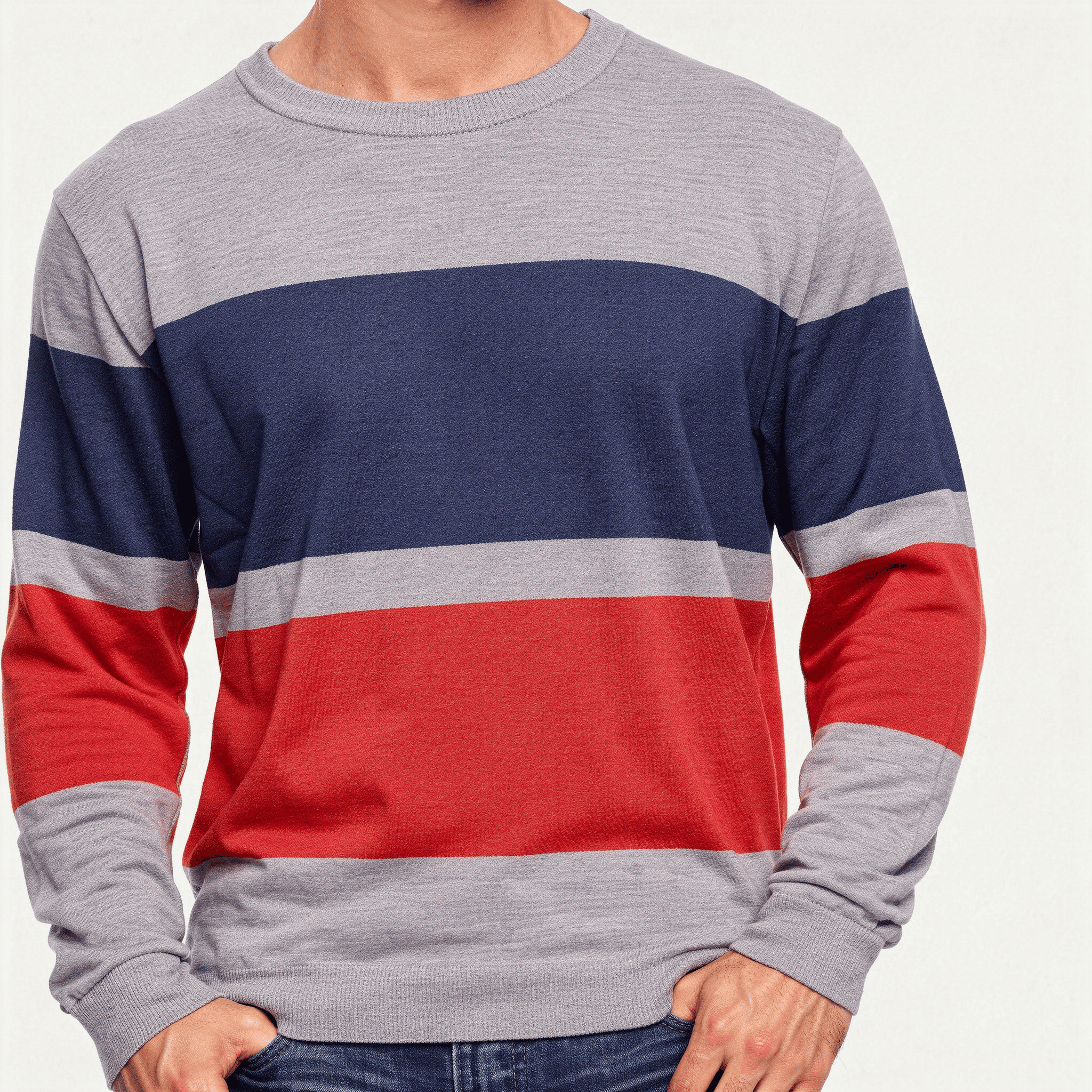 Blusa Masculina Listrada Manga Longa Scaliny